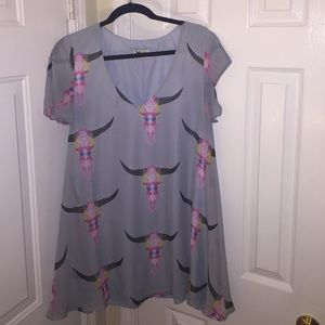 Show me your Mumu light bright bull Kylie dress