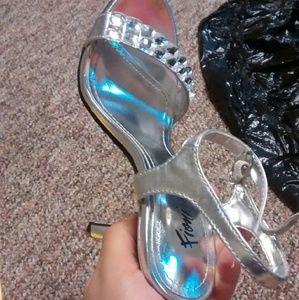 Silver Prom Shoes