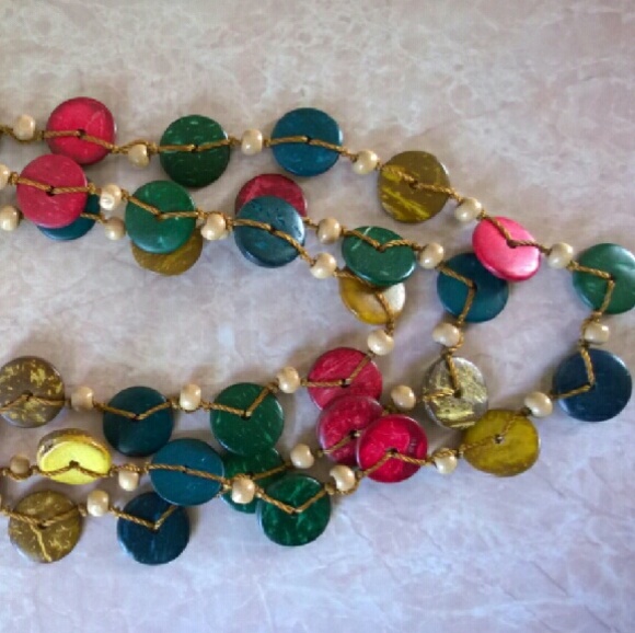 Fashion handmade natural coconut shell necklace