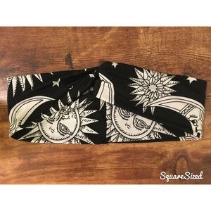 Sun and Moon Print Headband