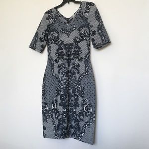 Anthropologie dress, form fitting
