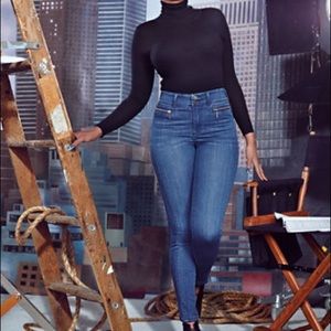 High waisted tall jeans