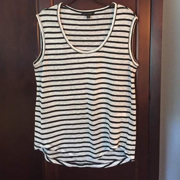Banana Republic boxy striped tank