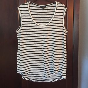 Banana Republic boxy striped tank