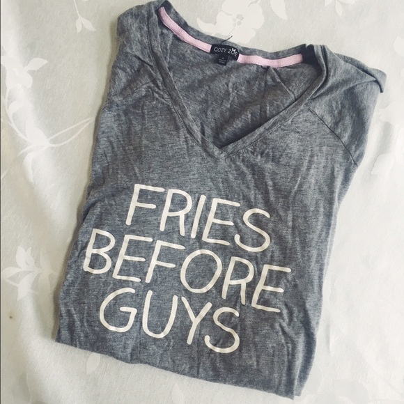 Tops - Fries before guys tee