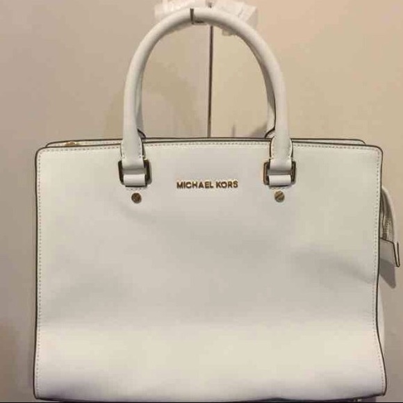 NWT white Michael Kors Selma 368 170 PayPal