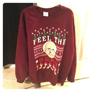 Bernie sanders holiday sweatshirt