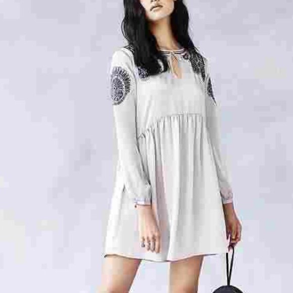 🎉Host pickUrban Outfitters silver baby doll dress