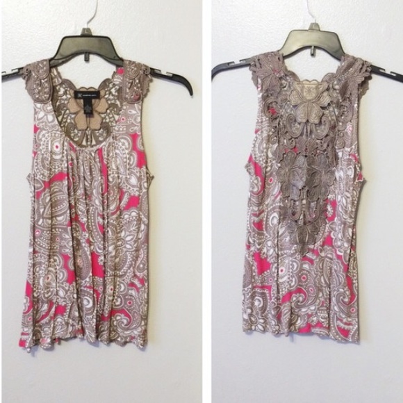 INC International Concepts Tops - Gorgeous Lace Tank by INC szL