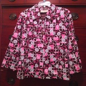Cotton, 3/4 sleeve jacket