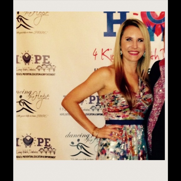 BCBGMAXAZRIA gown