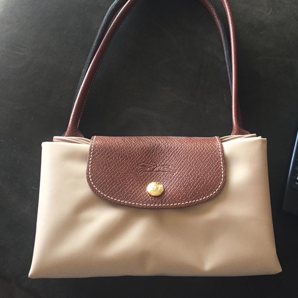 longchamp le pliage cream