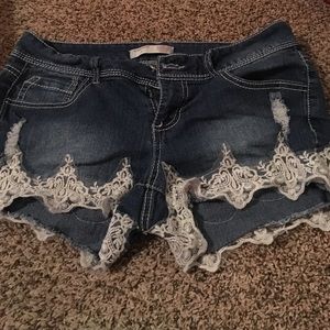 Lace shorts
