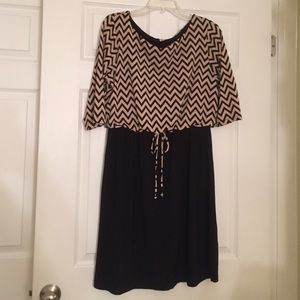 Black & Tan dress