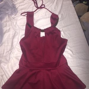 Maroon dress