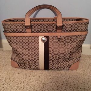 Coach baby bag