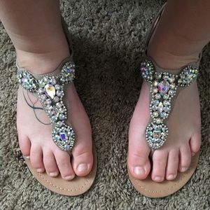 Sparkly flats