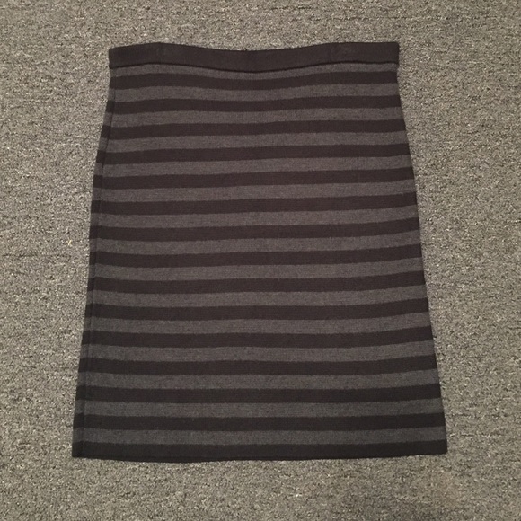 Striped sweater skirt