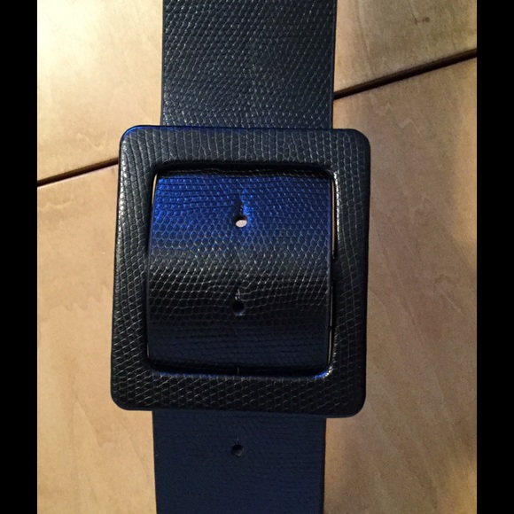 Vegan faux leather belt