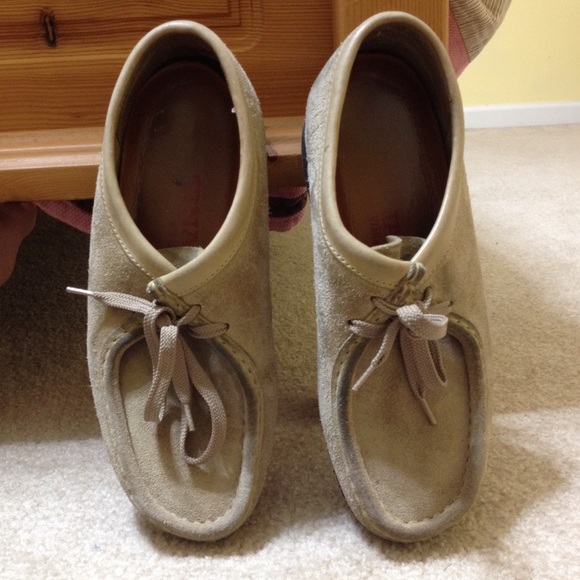 Pretty well worn Clark's Wallabees