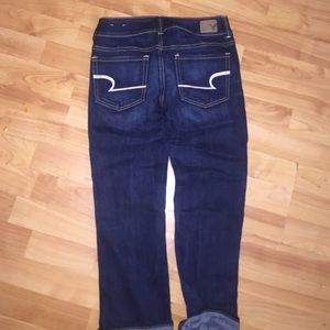 American eagle skinny crop jeans