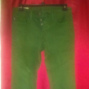 2 for 1 Jeans Green 31/32 Red 30/32