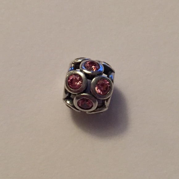 Authentic Pandora "whimsical lights pink cz" charm