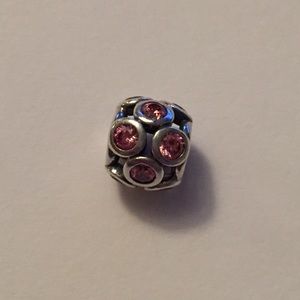 Authentic Pandora "whimsical lights pink cz" charm
