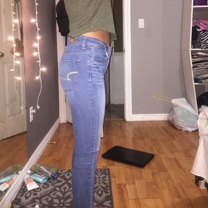American eagle hi-rise skinny jeggings