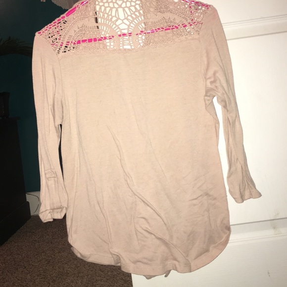 Peach shirt