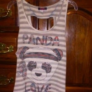 Panda print t shirts