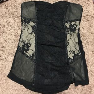 Dressy strapless top