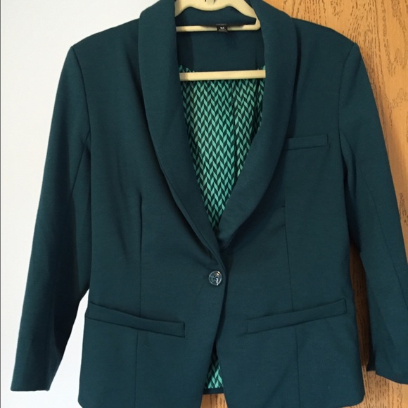 Teal blazer