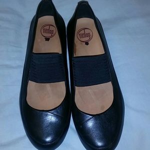 Black FitFlop ballet flats sz 11