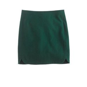 JCrew Shirttail mini skirt