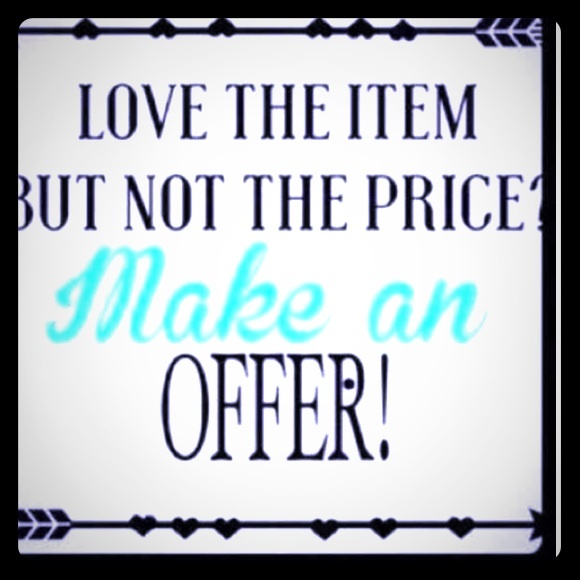 Reasonable offers always considered! 👍
