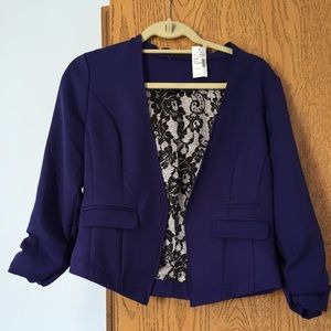 Purple blazer