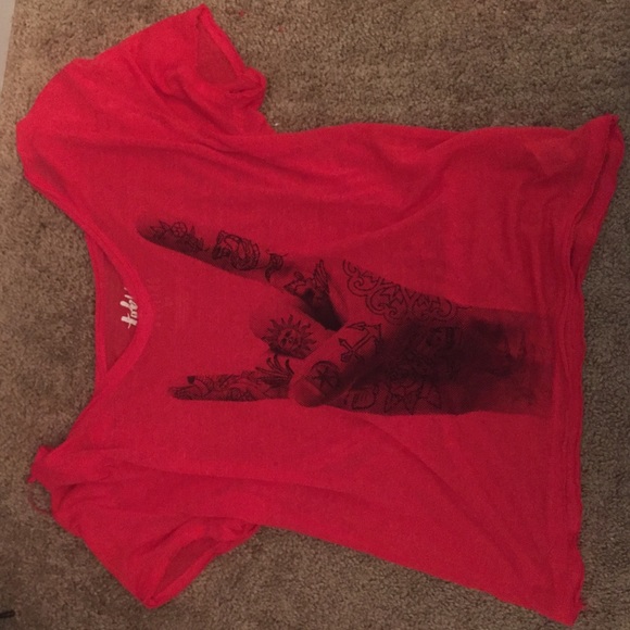 Tattoo hand shirt