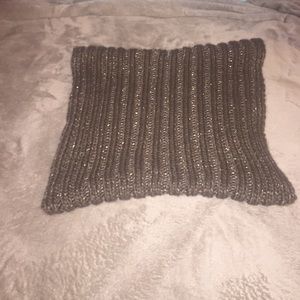 Brown Scarf with silver accents