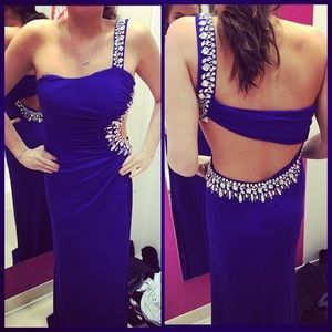 Royal blue Prom dress I paid $250 for it!