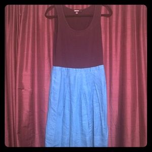DKNY color block dress