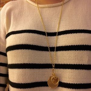 Lilly Pulitzer naughty/nice necklace gold