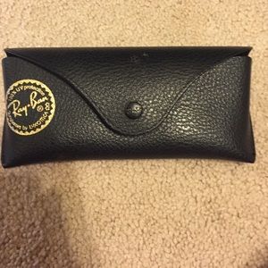 Authentic black ray ban case