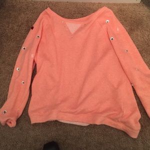 Pink/coral sweatshirt