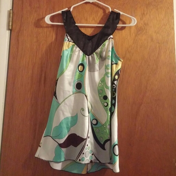 Silky dress shirt