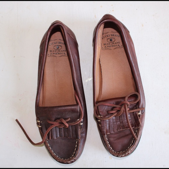 Leather loafers