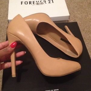 5 inch Nude Pumps Hidden Platform