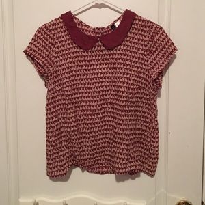 H&M Peter Pan collared blouse