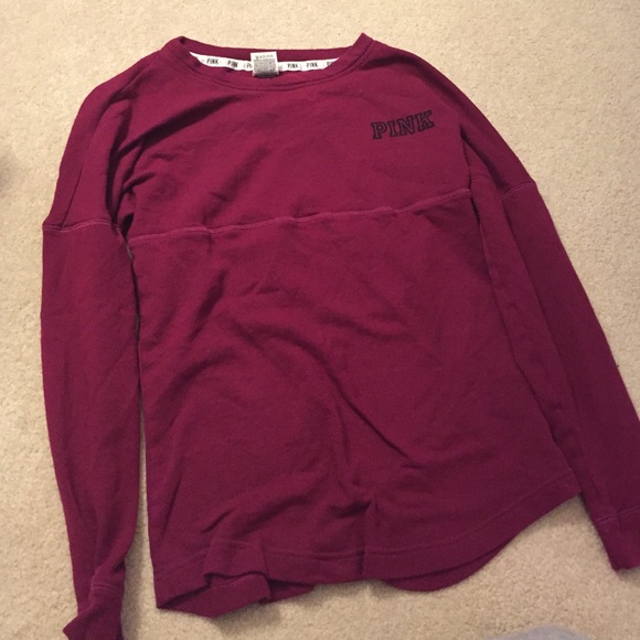 Maroon PINK crewneck