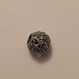Authentic Pandora floral charm
